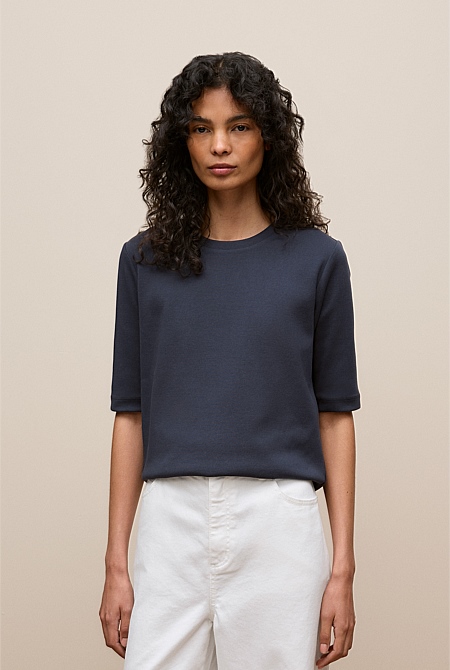 Australian Cotton Half Sleeve T-shirt