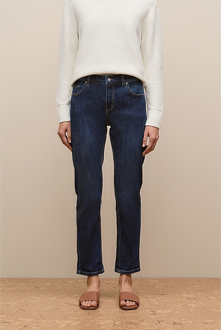 Australian Cotton Blend Boyfriend Jean
