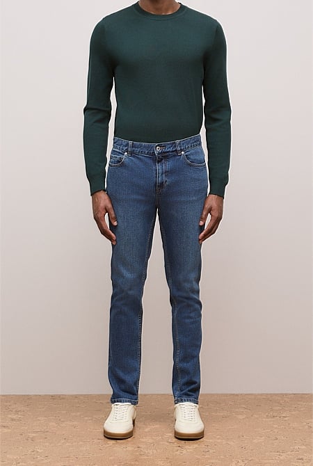 Modern Slim Mid Wash Jean