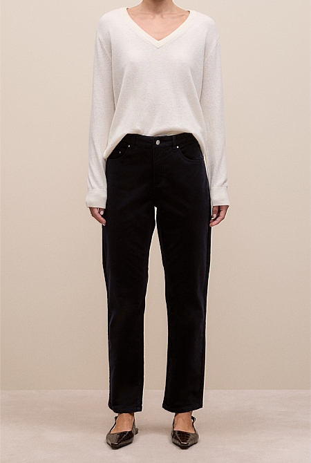 Cord Five Pocket Boyfriend Pant