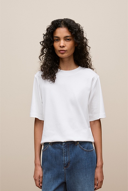 Cotton Modal Interlock T-shirt