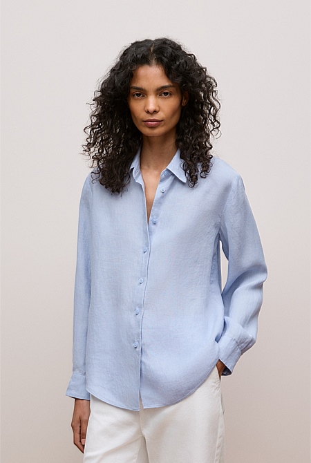 Delave Linen Long Sleeve Shirt