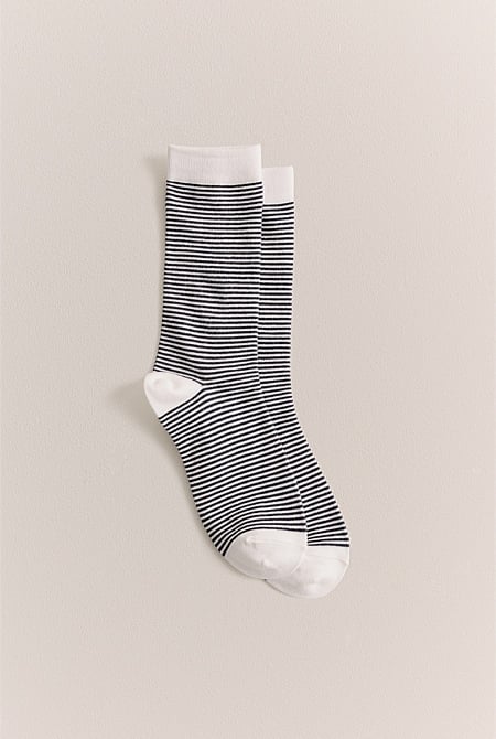 Stripe Crew Sock