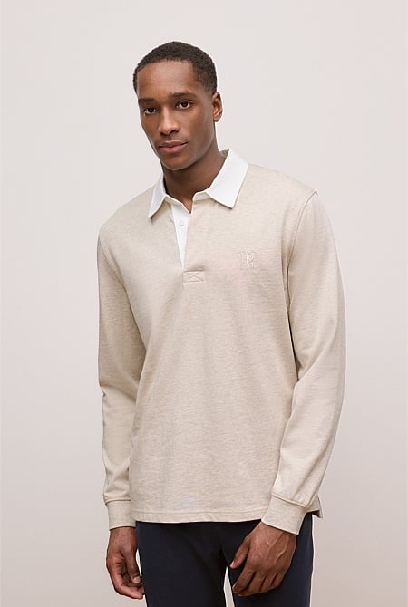 Jersey Cotton Monogram Rugby