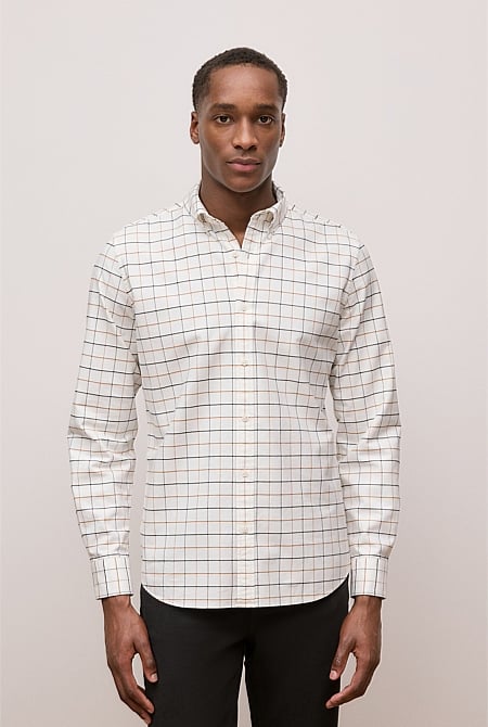 Fine Check Oxford Shirt