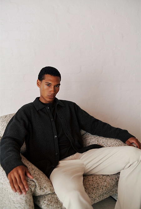Merino Textured Shacket