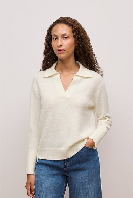Alpaca Merino Blend Polo