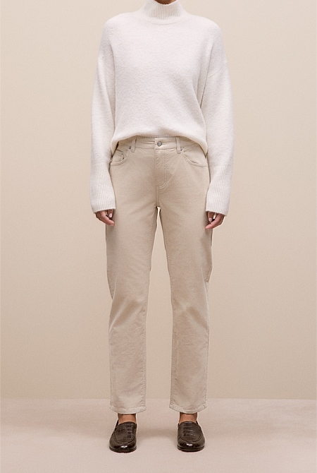 Cord Five Pocket Boyfriend Pant