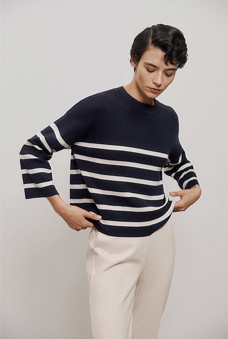 Cotton Breton Stripe Knit