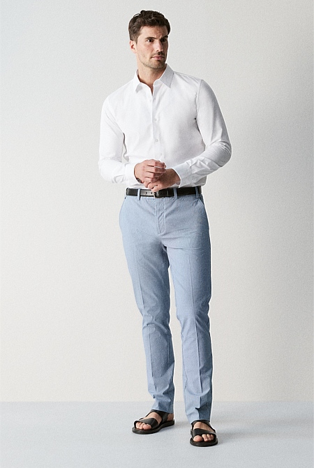 Tailored Fit Poplin Smart Shirt