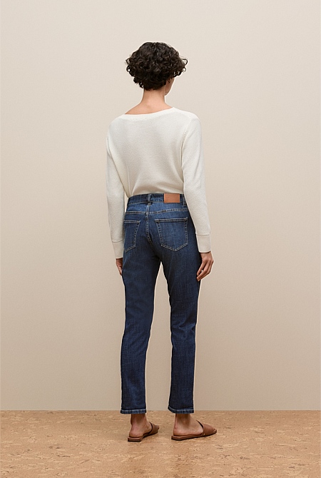 Australian Cotton Blend Boyfriend Jean
