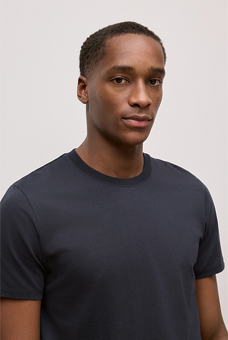 Cotton Jersey Crew T-shirt