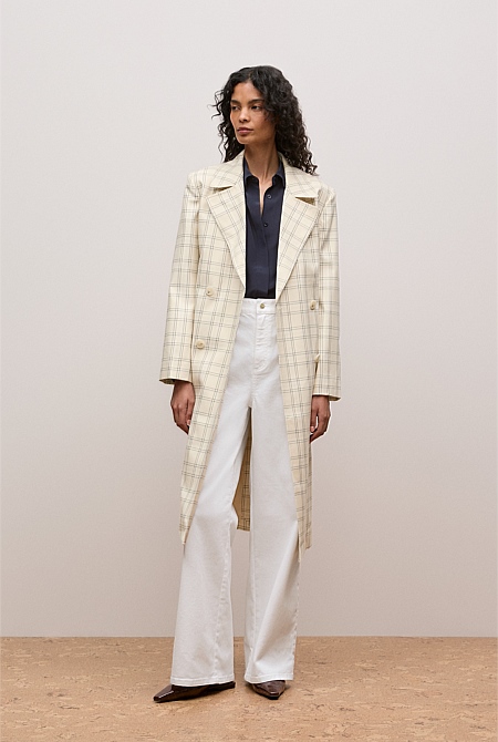 Silk Concealed Placket Shirt