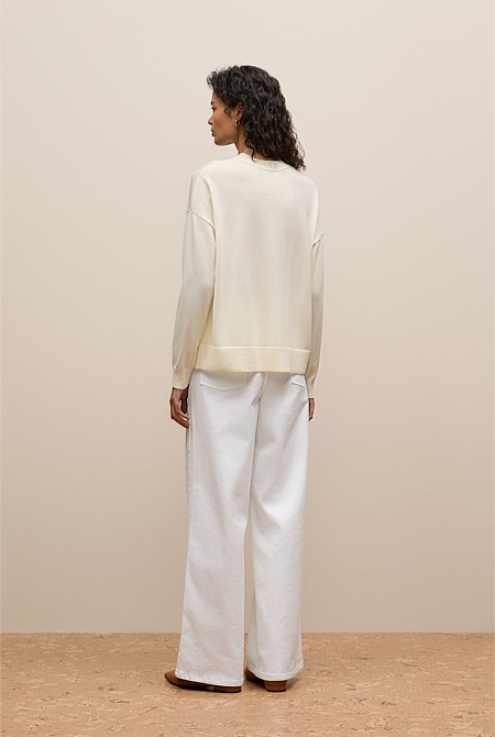 Merino V Neck Knit