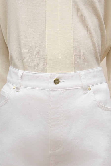 Australian Cotton Blend High Waist Jean