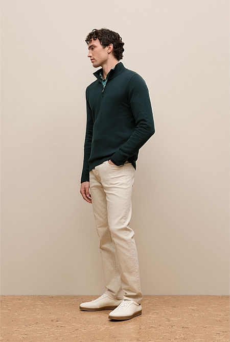 Merino Half Zip