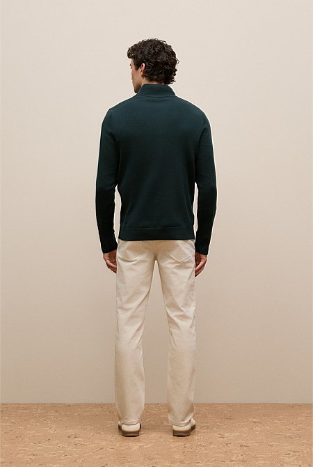 Merino Half Zip