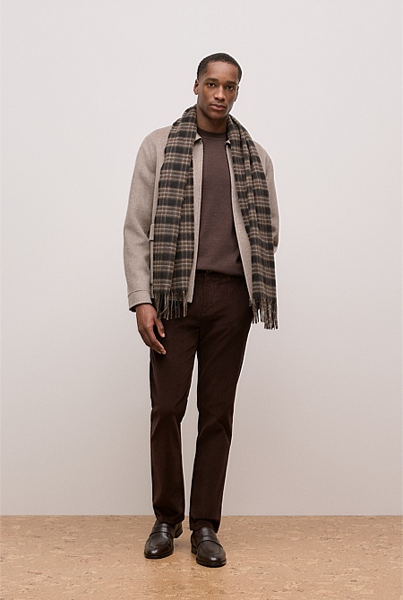 Double-Faced Zip Front Jacket