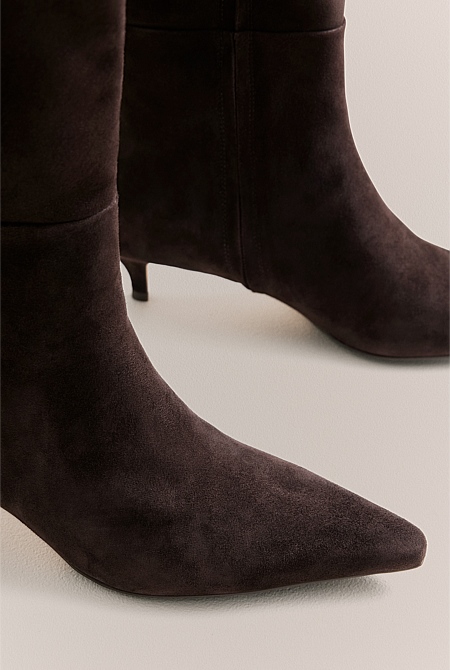 Elune Suede Knee High Boot