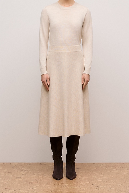 Merino Milano Knit Skirt