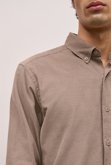 Regular Fit Cord Shirt