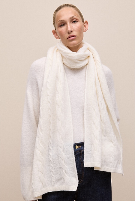 Cable Knit Scarf