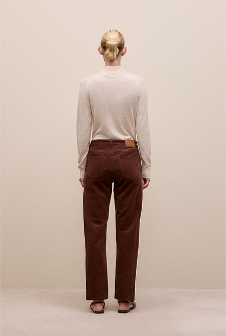 Cord Five Pocket Boyfriend Pant