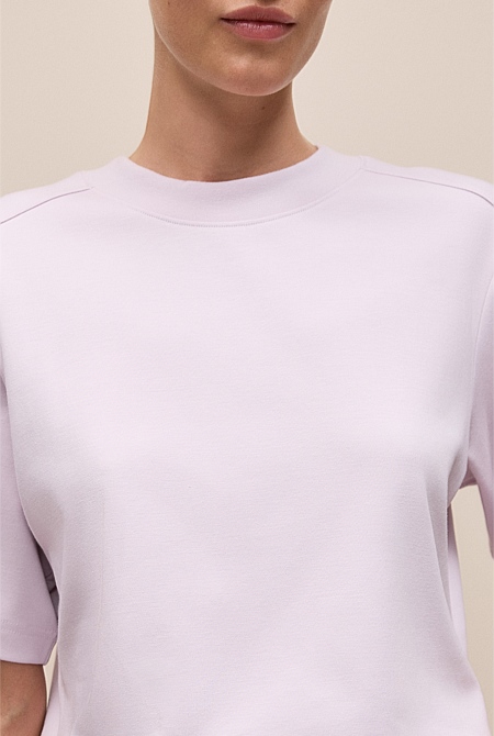 Cotton Modal Interlock T-shirt