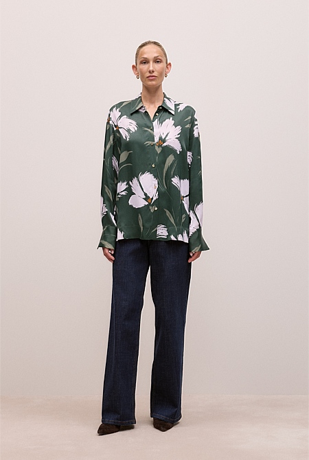 Wilda Satin Shirt