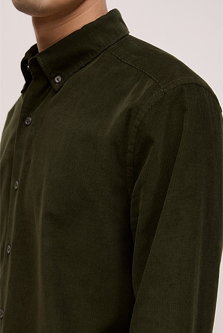 Regular Fit Cord Shirt
