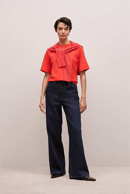 Cotton Modal Interlock T-shirt