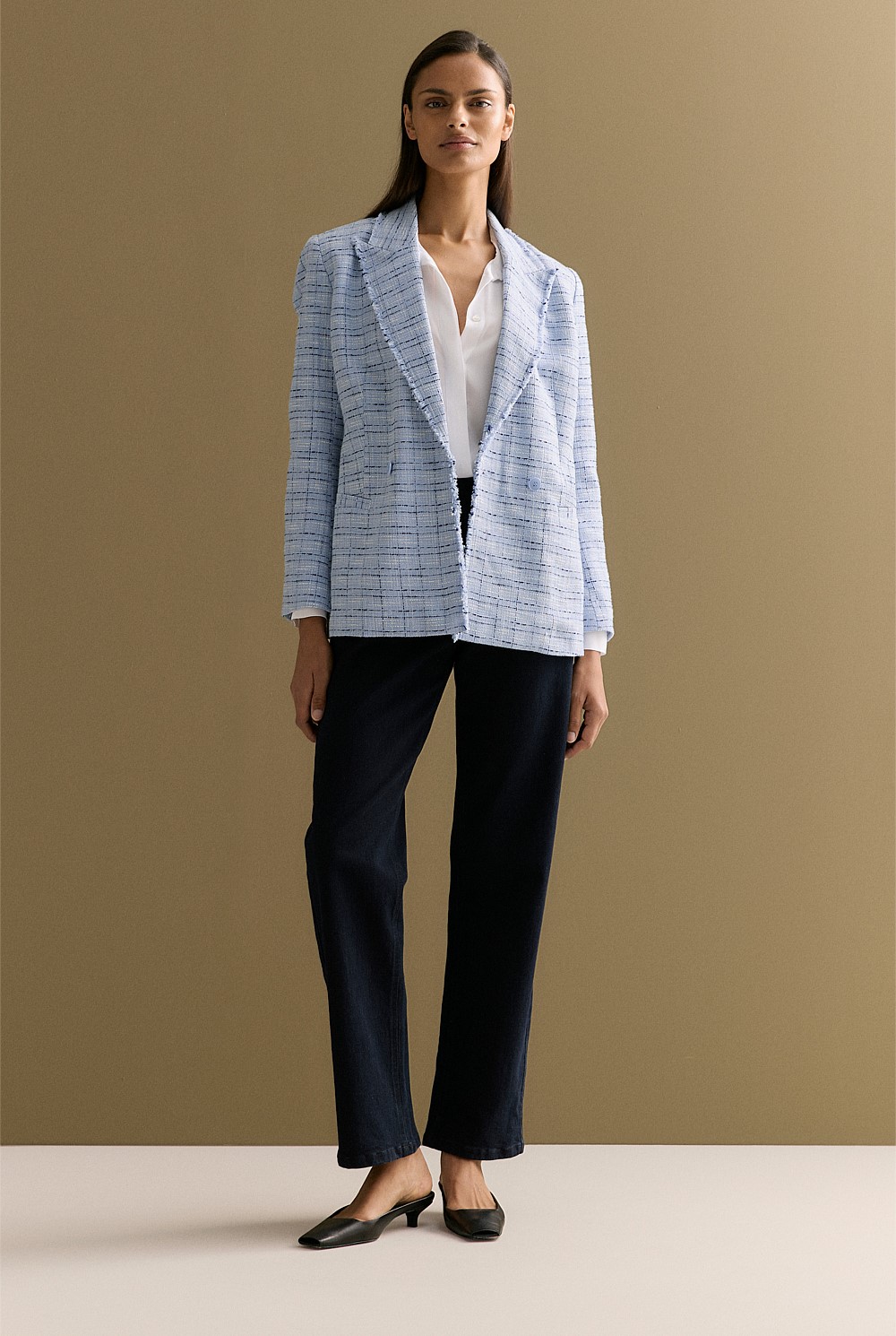 ADERERROR 23AW Blue Compo Blazer ツイード ADERERROR 23AW Blue Compo Blazer ツイード ADERERROR - Varto blazer