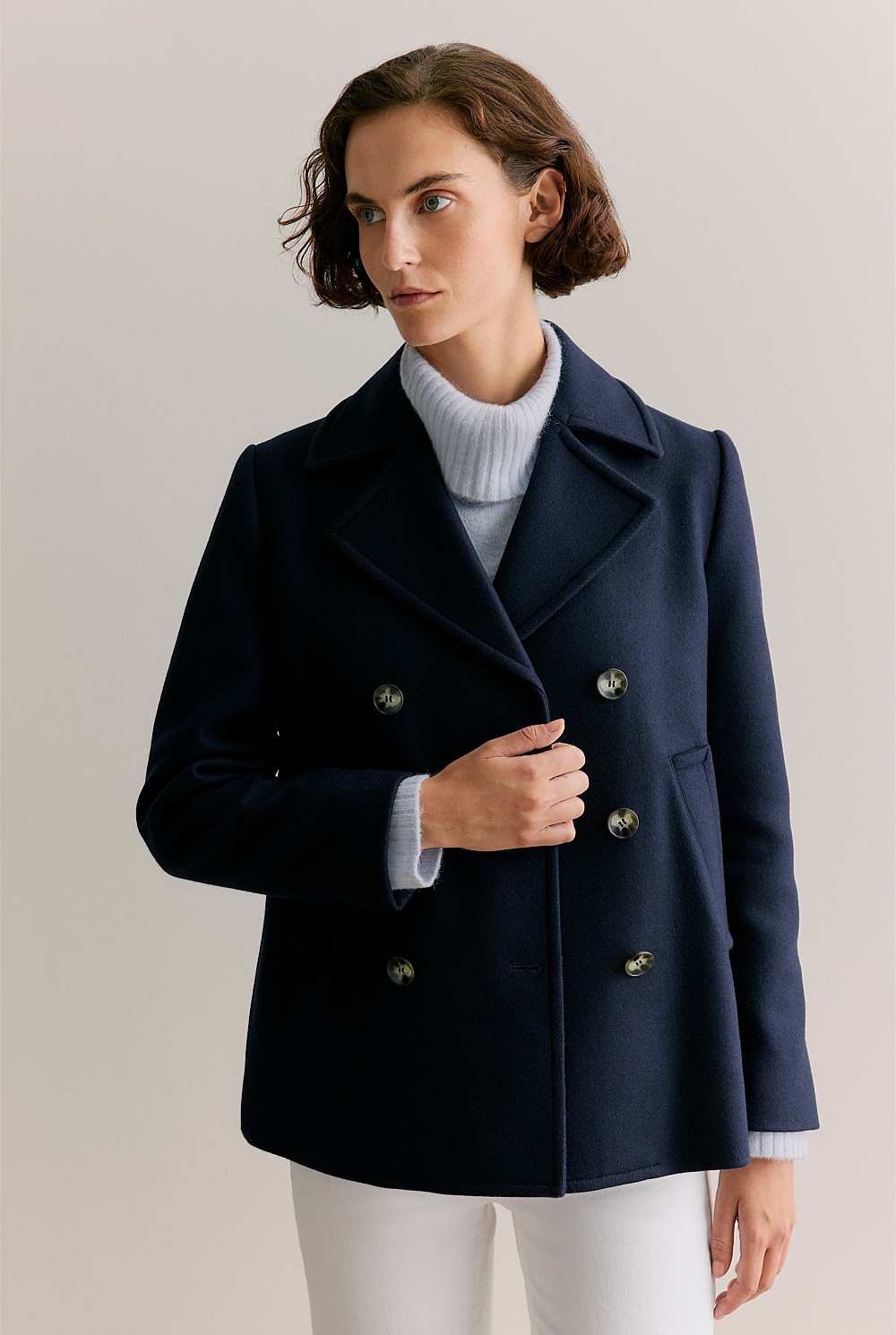 Lucca Wool Blend River Coat（rich navy） Sandro_SHPMA00373-44_H_1.jpg