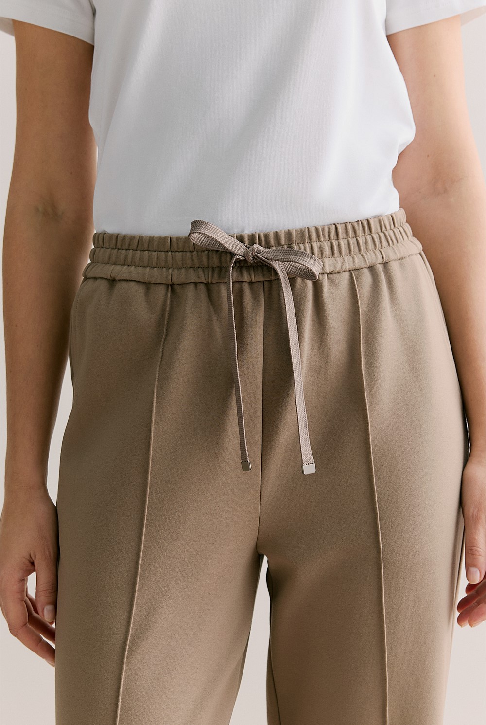 Clove Ponte Pintuck Jogger Pant - WOMEN Pants | Trenery Clove Ponte Pintuck Jogger Pant - WOMEN Pants | Trenery