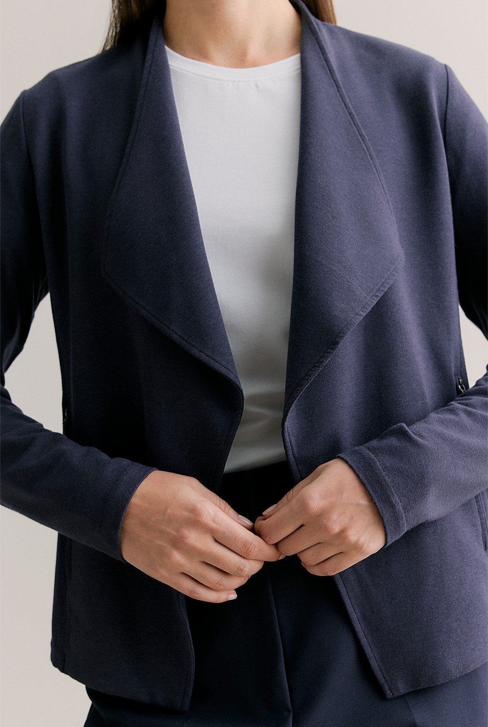Night Sky Bamboo Viscose Blend Jacket - WOMEN Travel Capsule